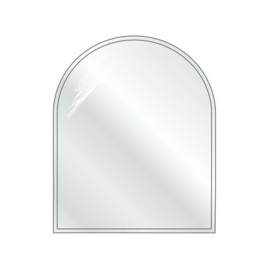 Podstawa szklana półokrągła 1000x1200x8mm