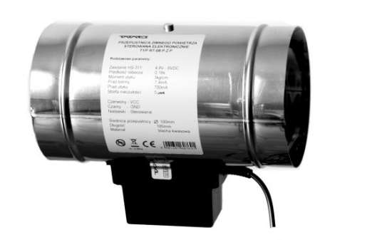 RT-08P KOMINEK LUX Titanium Design przepustnica 100